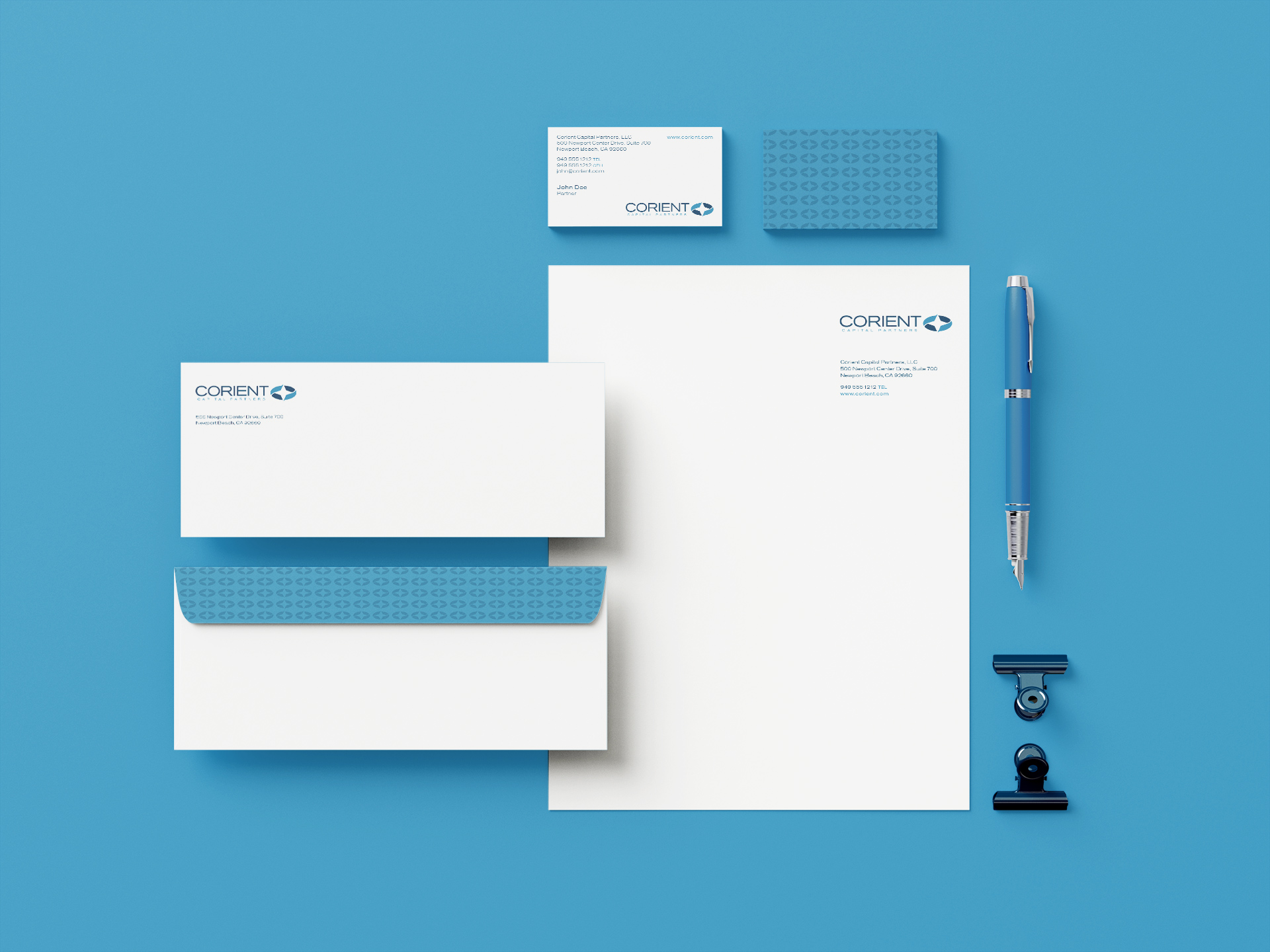 Corient stationery sample