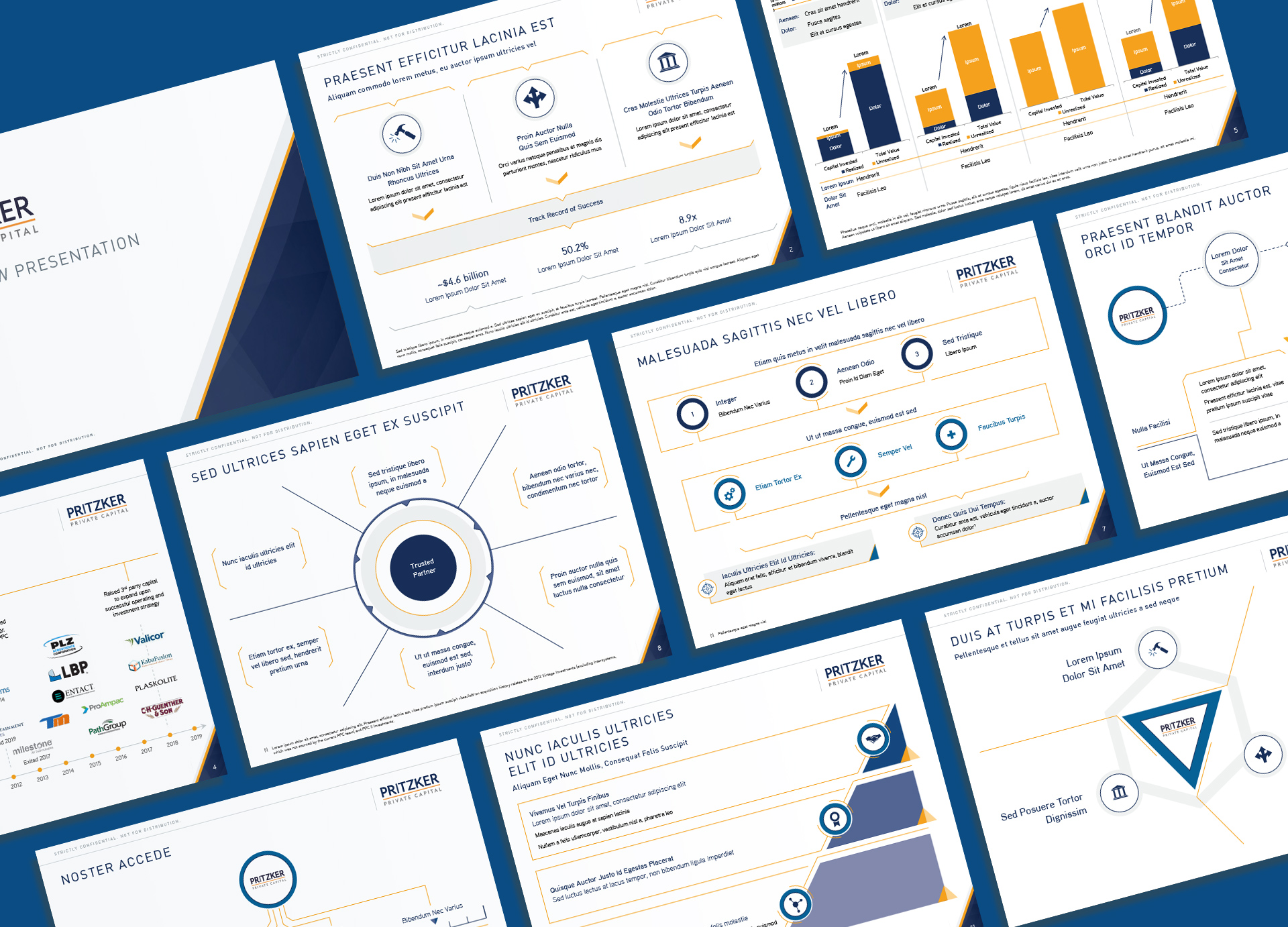 Pritzker markting pitchbook sample